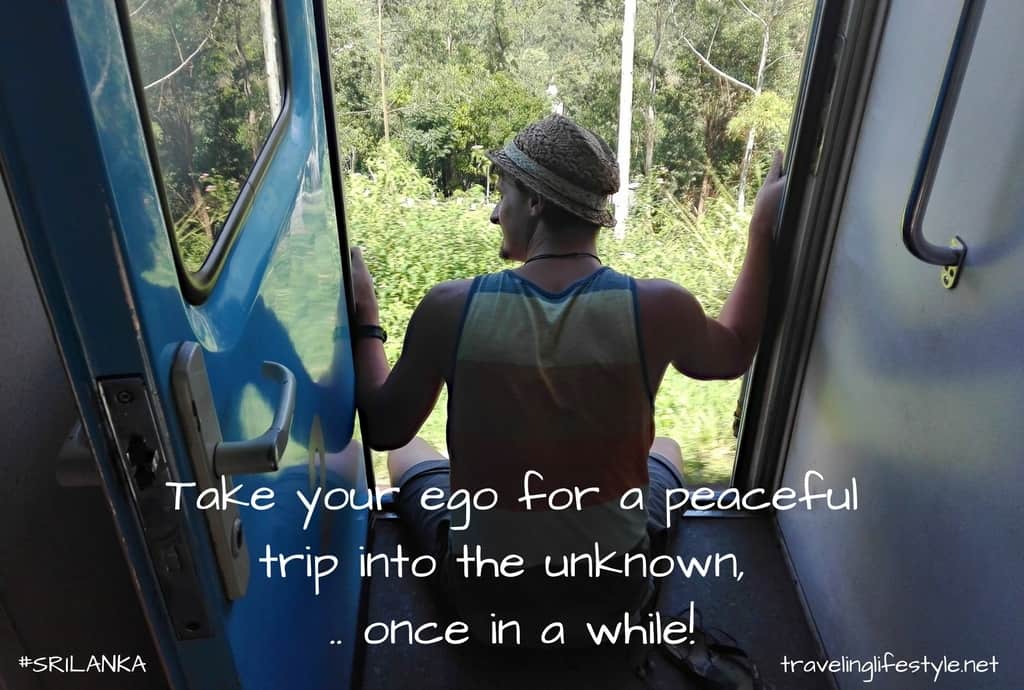 travel quote - take your ego for a peaceful trip